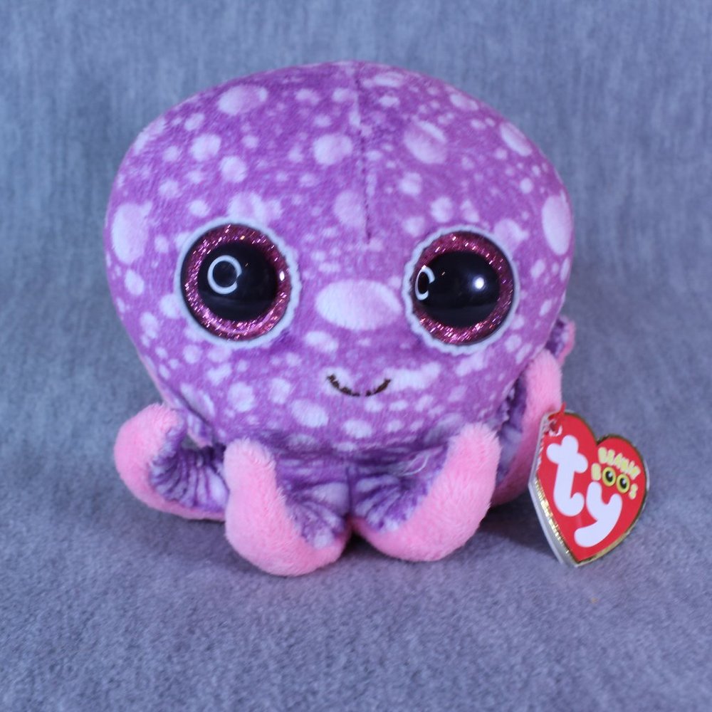 TY Beanie Boos "Legs" the Purple OCTOPUS New‎ with Tags Plush Sea Animal Stuffed